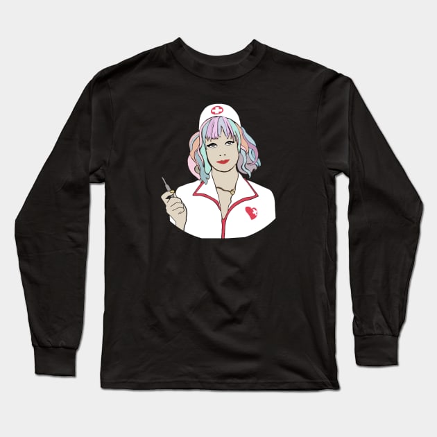 Promising Young Woman Long Sleeve T-Shirt by nicole.prior@gmail.com